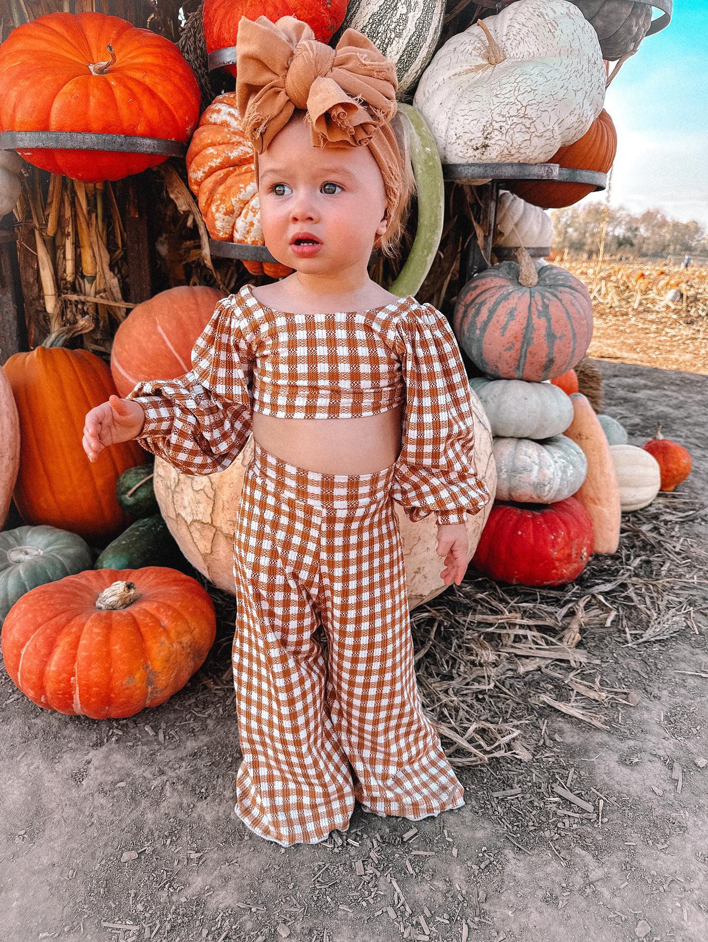 Caramel Gingham