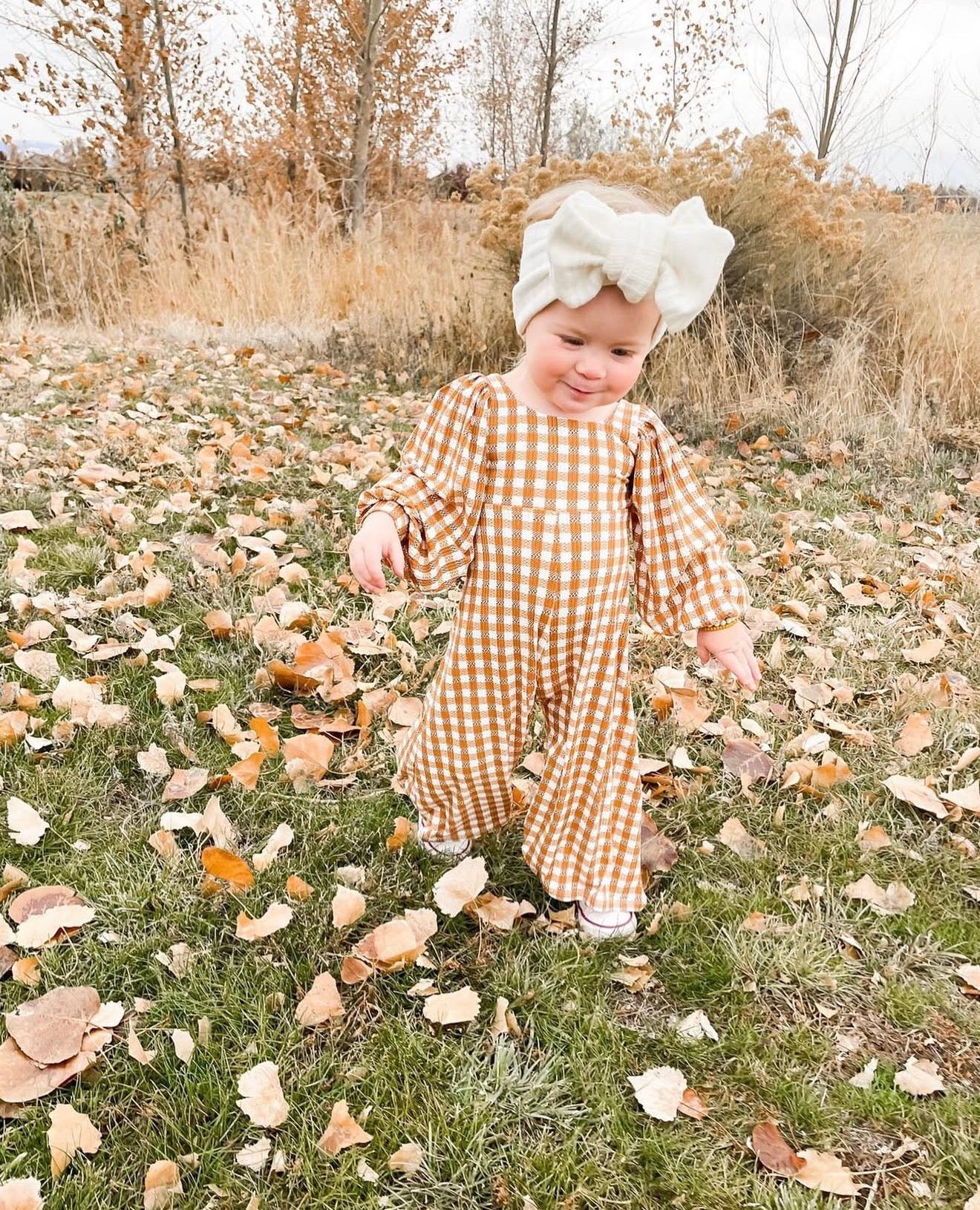 Caramel Gingham