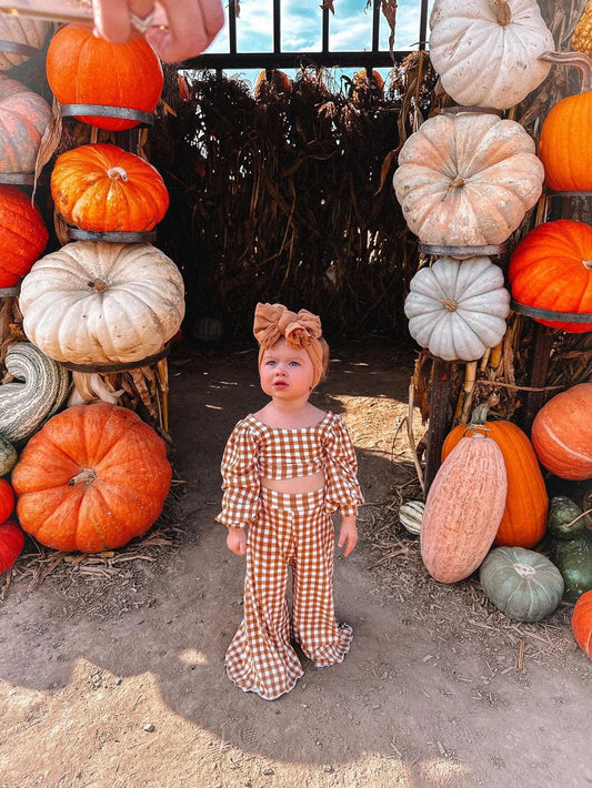 Caramel Gingham