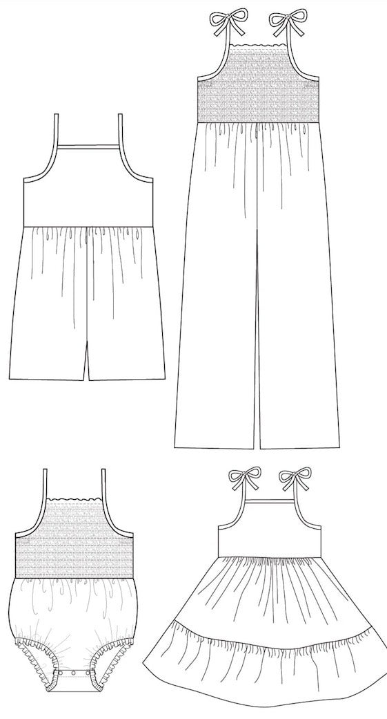 Marigold Jumper / Romper/ Dress